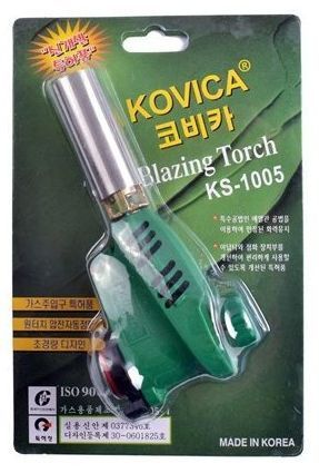 Газовий пальник з п'єзопідпалом Kovica KS-1005 Регулювання Green 7_03016 фото