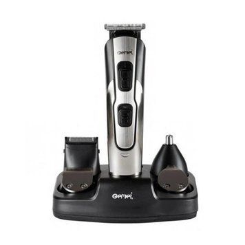 Машинка для стрижки Geemy GM-592 10-в-1 з бритвою та тримером Silver-Black 3_04077 фото