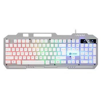 Ігрова клавіатура Limeide К-25 з RGB підсвічуванням та USB Grey 3_06422 фото
