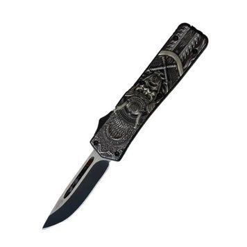 Ніж складаний MicroTech Samurai-2 зі склобоєм 22см для активного відпочинку Grey 7_02820 фото
