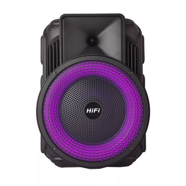 Портативна Bluetooth колонка RX-8135W 8" RGB валіза з караоке 10W Black 3_05108 фото