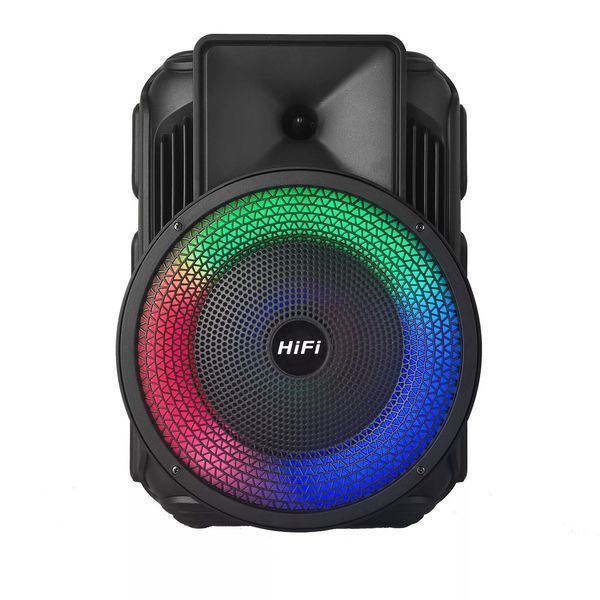 Портативна Bluetooth колонка RX-8135W 8" RGB валіза з караоке 10W Black 3_05108 фото