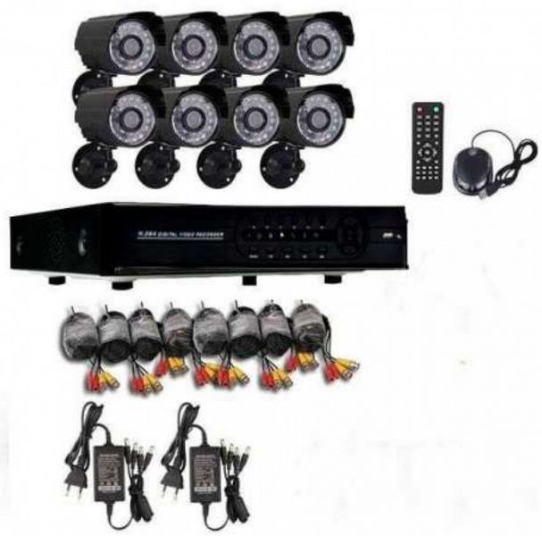 Комплект відеоспостереження CCTV на 8 камер 2MP 2_008322 фото