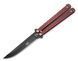 Нож-бабочка Benchmade F8022 тактический 22 см с клипсой коричневый 7_00571 фото 1