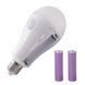 Светодиодная лампа 20W E27 с аккумулятором 2x18650 для дома White 7_01660 фото 1