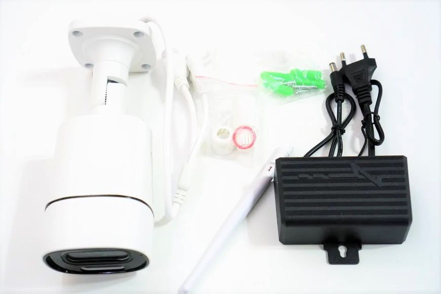 IP-камера відеоспостереження Tuya C16A Wi-Fi 3MP вулична з віддаленим доступом White 3_00330 фото