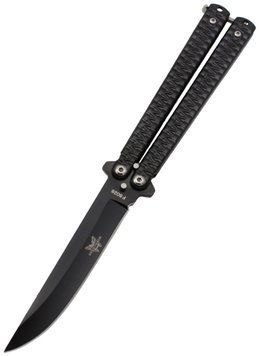Ніж-метелик Benchmade F8028 з кліпсою 22.5см Чорний 7_01021 фото