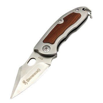Складной нож Browning F137 с клипсой для удобного ношения 15 см Коричневый 7_00175 фото