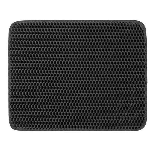 Двухслойный коврик для кошачьего туалета EVAPUZZLE 40x50 см Black 3_07932 фото
