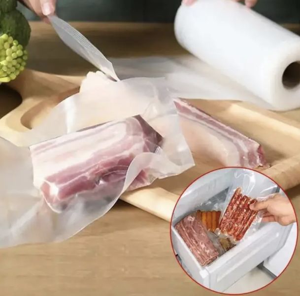 Вакуумні пакети для продуктів Vacuum Bag 15 см прозорі 7_02127 фото