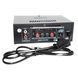 Аудіо посилювач UKC A5 Bluetooth USB SD FM MP3 для караоке 2x120W Чорний 3_07327 фото 4