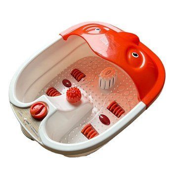 Масажер для ніг Footbath SQ-368 з підігрівом 4.5L 500W Біло-Оранжевий 3_07098 фото