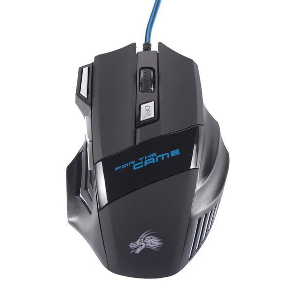 Игровая мышь CZF G509-7 с проводом и RGB подсветкой Black 3_07965 фото