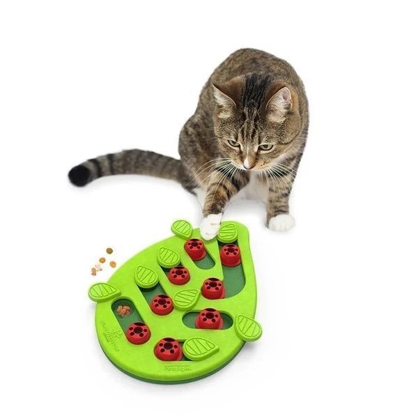 Игрушка кормушка-головоломка для котов Replace Your Bowl зеленая 3_05792 фото