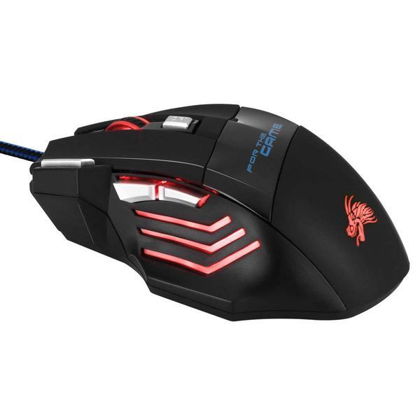 Игровая мышь CZF G509-7 с проводом и RGB подсветкой Black 3_07965 фото