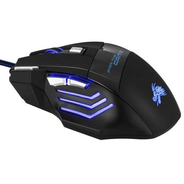 Игровая мышь CZF G509-7 с проводом и RGB подсветкой Black 3_07965 фото