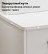Столик для макияжа с LED-зеркалом и ящиком 128x80x40 см White 3_08174 фото 6