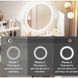 Столик для макияжа с LED-зеркалом и ящиком 128x80x40 см White 3_08174 фото 5
