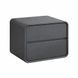 Компактная прикроватная тумба P328 с двумя ящиками Dark Grey 3_08158 фото 2