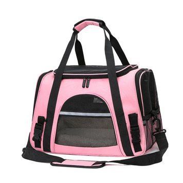 Сумка для домашніх тварин CosmoPet CP-39 зручна 44х28х25см Рожева 3_04838 фото