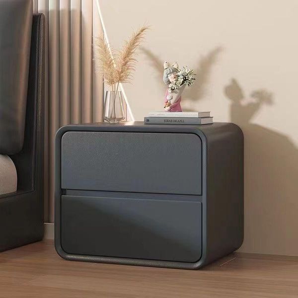 Тумба прикроватная P328-50 с 2 ящиками 50x40x47 см DarkGrey 3_08159 фото