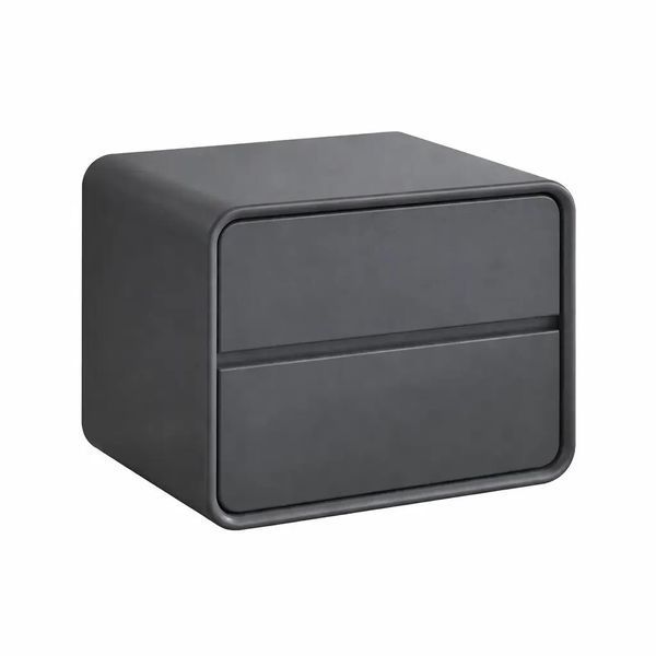 Тумба прикроватная P328-50 с 2 ящиками 50x40x47 см DarkGrey 3_08159 фото