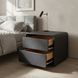 Тумба прикроватная P328-50 с 2 ящиками 50x40x47 см DarkGrey 3_08159 фото 7