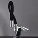 Гибкий смеситель для ванной и кухни RIAS Water Tap 48 см Silver-Black 3_06879 фото 1