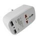 Зарядний пристрій 2xUSB NK-823 для швидкої зарядки White 7_02209 фото 1