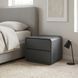 Тумба прикроватная P328-50 с 2 ящиками 50x40x47 см DarkGrey 3_08159 фото 4