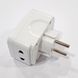 Зарядний пристрій 2xUSB NK-823 для швидкої зарядки White 7_02209 фото 3