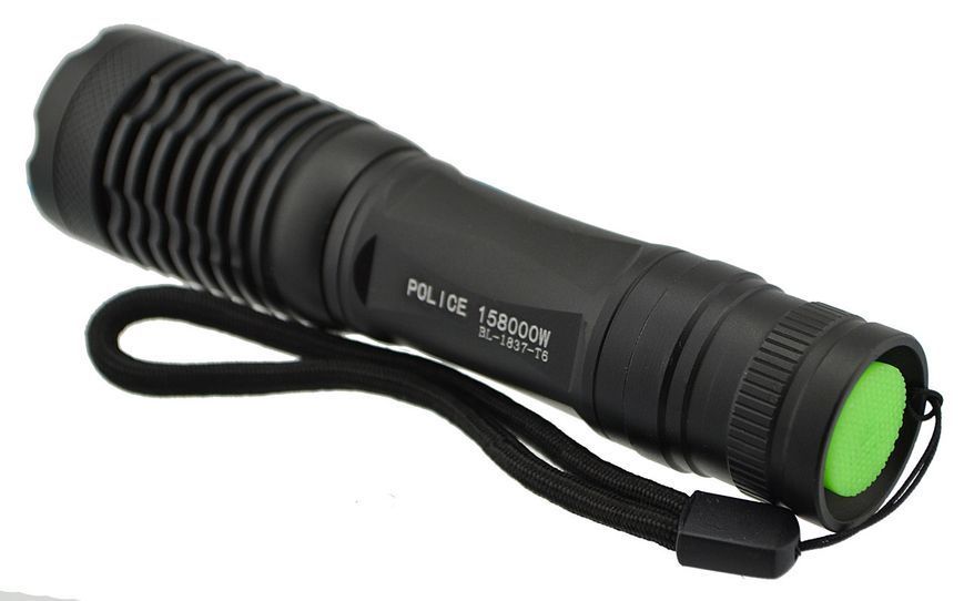 Тактичний ліхтарик Police BL-1837 T6 чорний 3_0591 фото