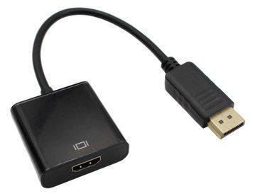 Адаптер DisplayPort на HDMI для підключення пристроїв Black 7_02211 фото