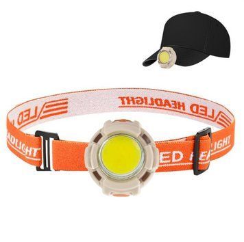 Ліхтарик налобний CY-2026-B COB+2LED (red)+2LED (blue) акумуляторний 3x18650 Type-C білий 7_01514 фото