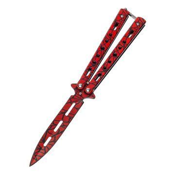 Ніж-метелик Benchmade 2841 складаний 22 см червоний 7_00636 фото