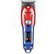 Машинка для стрижки Geemy GM-8036 с LED-дисплеем 3 насадки красно-синяя 3_05684 фото 1