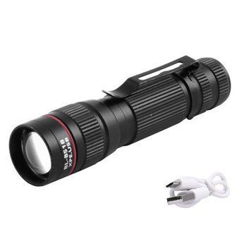Ліхтарик ручний Police BL-B518 XPE+COB Zoom microUSB чорний 7_01515 фото