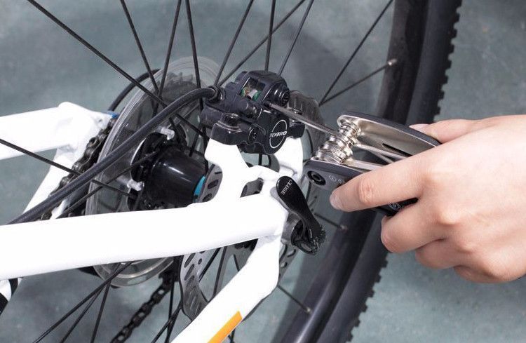 Мультитул для велосипеда Multitool 16 в 1 с чехлом Черный 3_3382 фото
