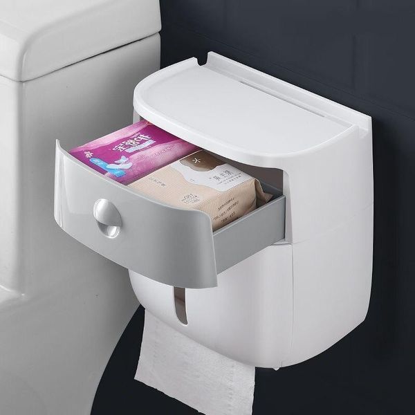 Тримач для туалетного паперу Ecoco Towel Holder, що клеиться, Білий 3_04970 фото