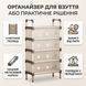 Органайзер для взуття Dust Resistant Shoe 5 полиць 92x60.5x28 см White 3_08729 фото 2