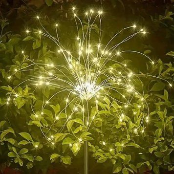 Уличный светильник "Одуванчик" на солнечной батарее 120 LED теплый белый 3_05719 фото