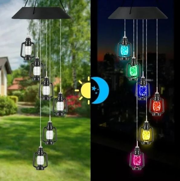 Садовый светильник RL-6 RGB на солнечных батареях 6 штук для дачи 3_06724 фото
