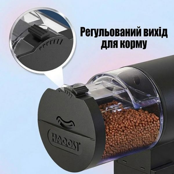 Автокормушка для рыб Haqos FV888 с таймером 100 мл Black 3_08649 фото