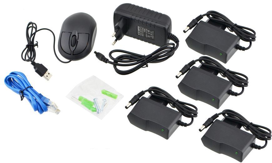Комплект видеонаблюдения беспроводной UKC 3380KIT 8CH 2 МП 1080P Wi-Fi 8 камер White 3_03787 фото