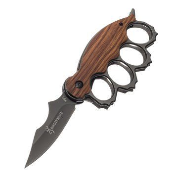Ніж складаний Browning X86 з Liner-Lock 20.5см Light Wood-Grey 7_03296 фото
