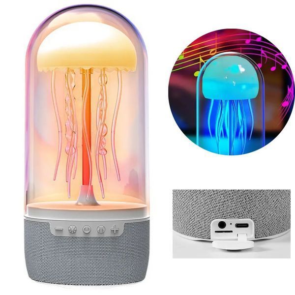 Портативная Bluetooth колонка Max113 Ночник RGB 1800mAh Серый 3_07104 фото