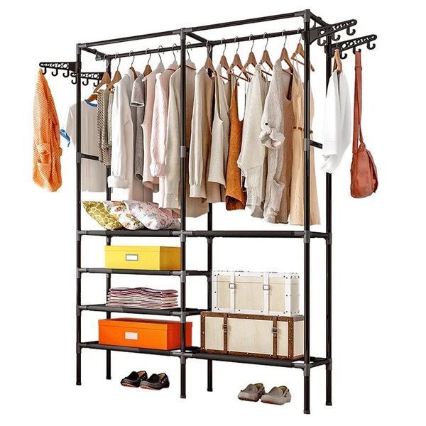 Підлогова вішалка-стійка для одягу Walking Wardrobe 160x112 см Black 3_04590 фото
