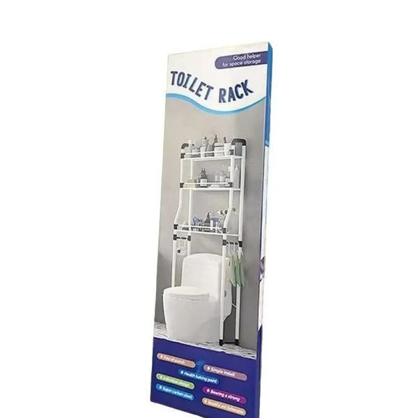 Полиця для прання Washing Machine Rack 155x64 см функціональна Біла 3_06934 фото