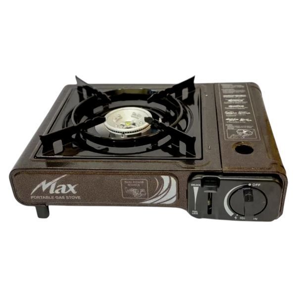 Газова плита портативна Max MS-2500LPG 2300W з кейсом Brown 3_07904 фото