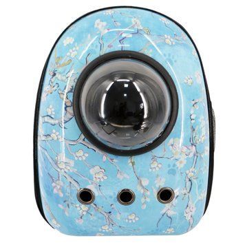 Рюкзак для питомцев CosmoPet CP-6 с иллюминатором для путешествий Blue 3_03874 фото